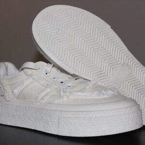 Pacogil Women's White Sneakers Tennis Shoes Size 8.5-9 EU 40 Style Fashion NEW